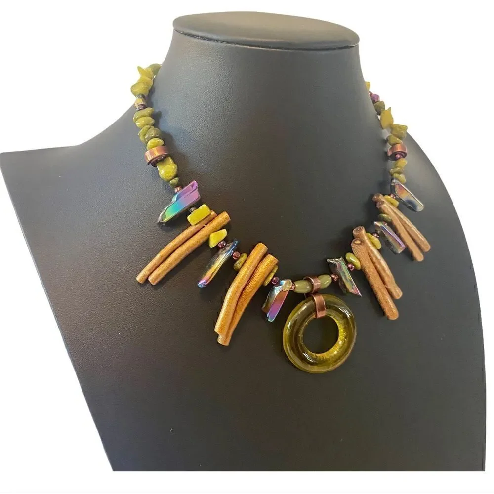 Victoria Tane  Artisan Designed & Handcrafted Tribal Style Necklace